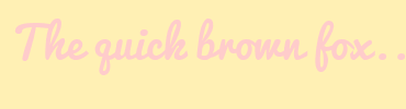 Image with Font Color FFCCCB and Background Color FFF0B4